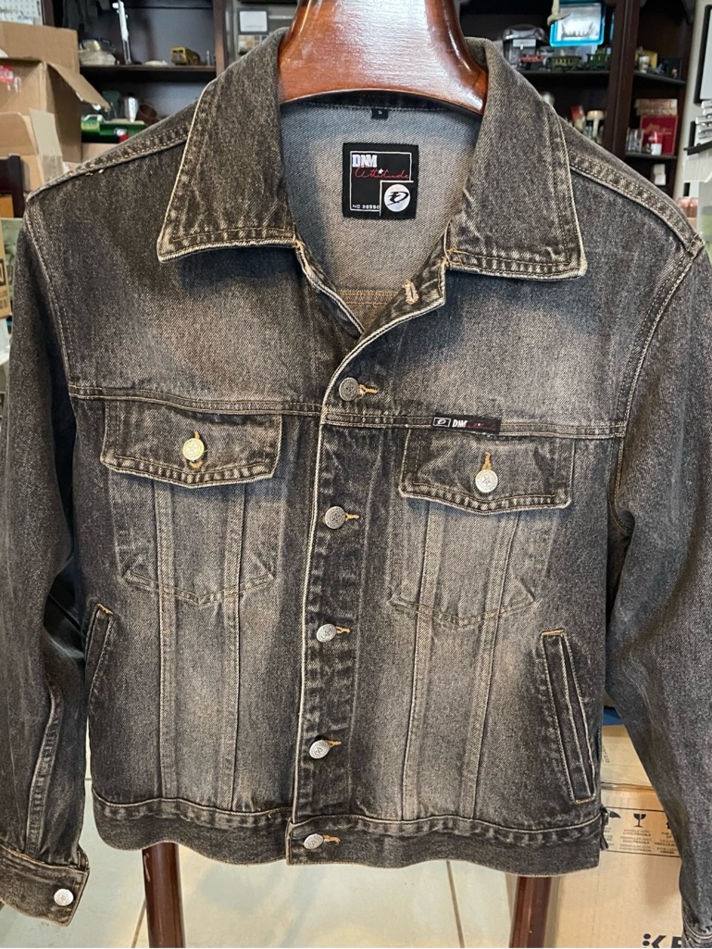 BLK DNM Black Washed Denim Jacket